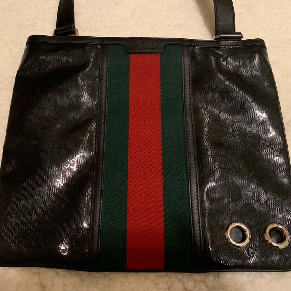 Gucci 500 Imprime Flat Messenger Bag